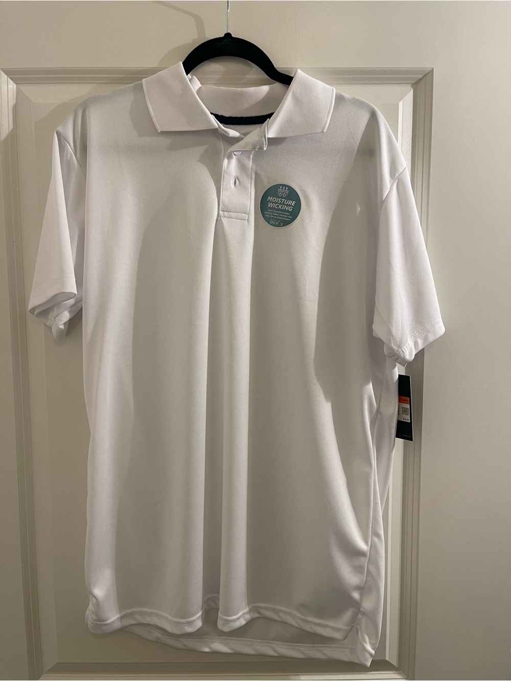 Galaxy By Harvic White Men's Performance Polo